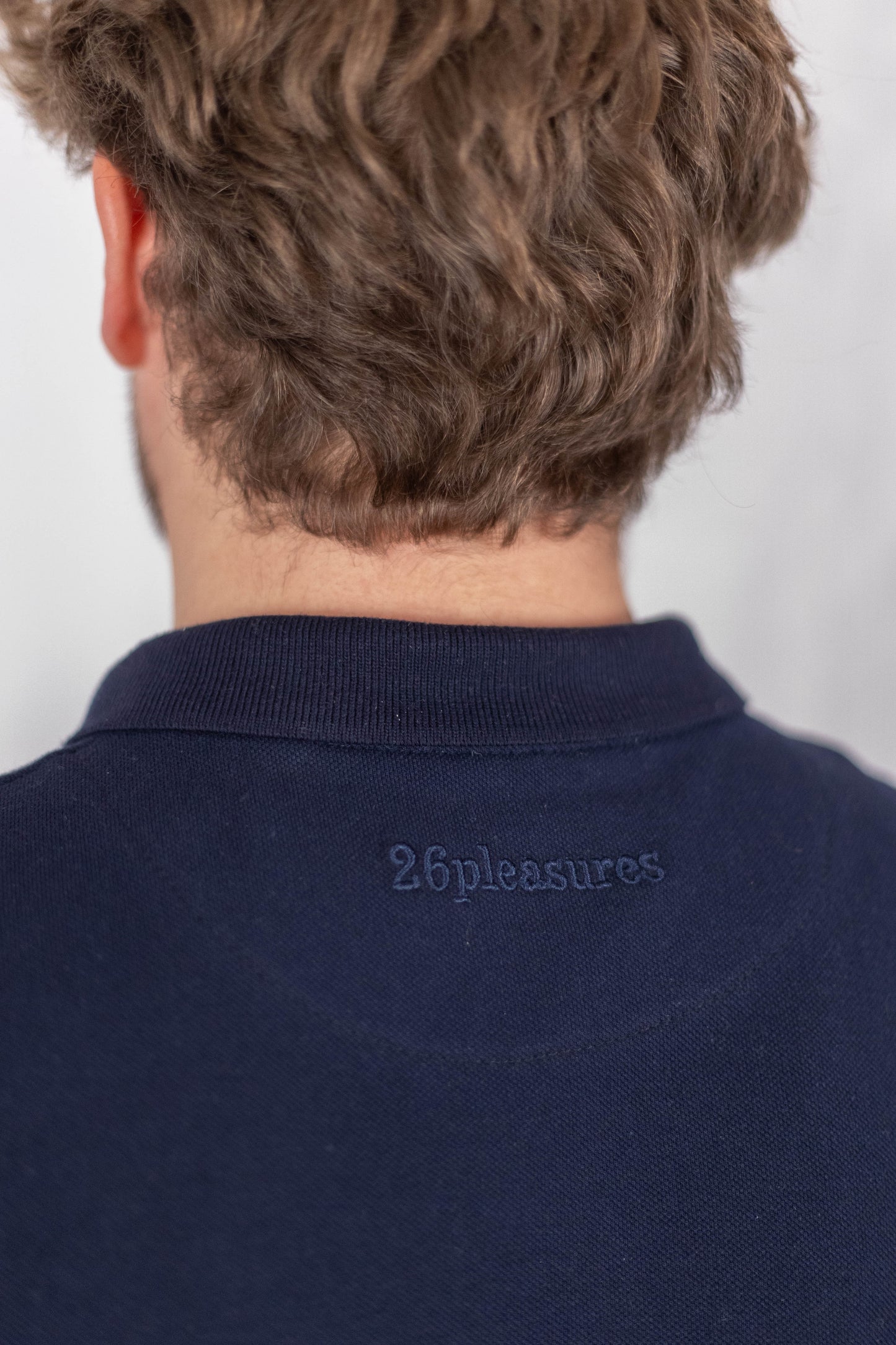 Langarm Polo-Shirt "navy"